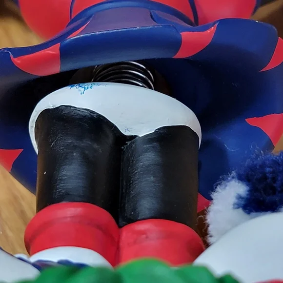 Vintage Walt Disney World Bobblehead Minnie Mouse Cheerleader Red, Blue … - Picture 11 of 15